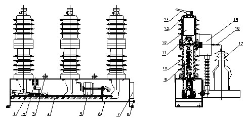 zw32永磁斷路器基本結(jié)構(gòu)